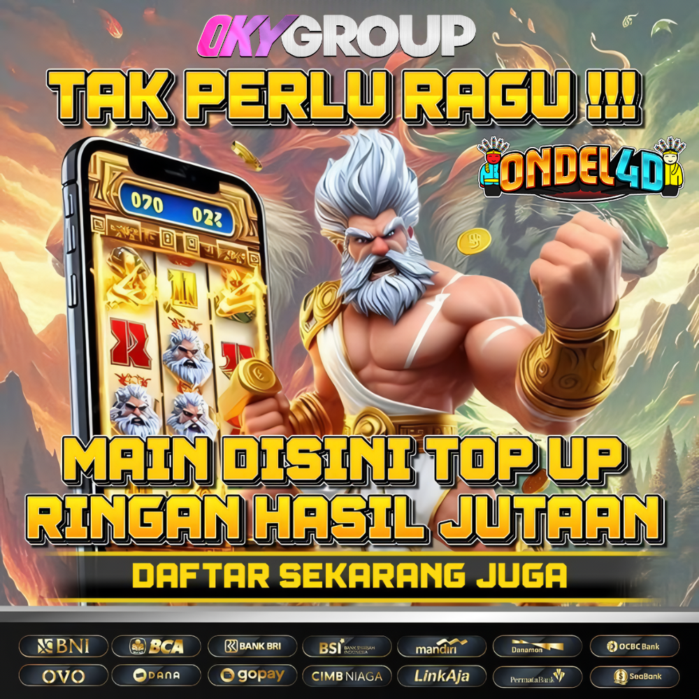 DAFTAR ONDEL4D TAK PERLU RAGU!!!